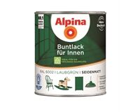 Alpina Buntlack für Innen, seidenmatt, 750 ml (laubgrün)