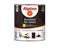 Alpina Buntlack für Innen, glänzend, 750 ml (schokobraun)