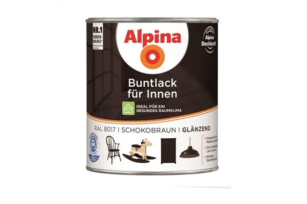 Alpina Buntlack für Innen, glänzend, 750 ml