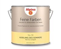 Feine Farben - No.30 Ausklang des Sommers, matt (warmes goldgelb)