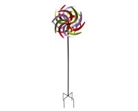 Deko, Doppel-Windrad, Metall, Ø 38 cm