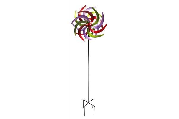  Deko, Doppel-Windrad, Metall, Ø 38 cm
