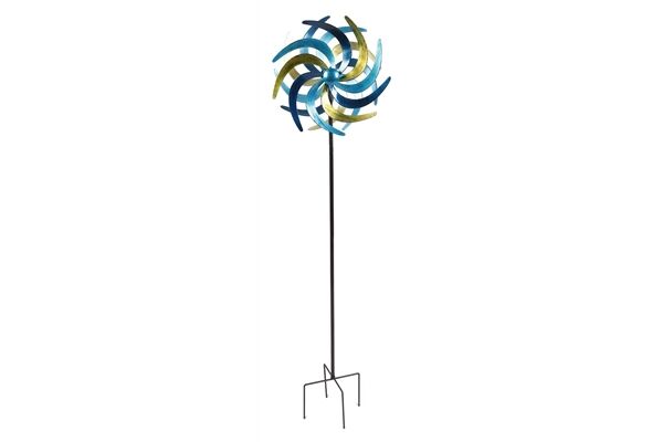  Deko, Doppel-Windrad, Metall, Ø 38 cm
