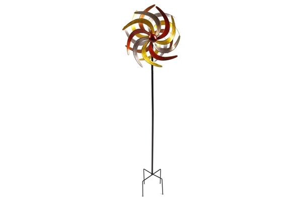  Deko, Doppel-Windrad, Metall, Ø 38 cm