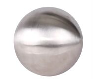 Dekokugel, Edelstahl, matt, Ø 5 cm (silber)