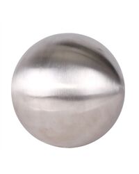 Dekokugel, Edelstahl, matt, Ø 15 cm (silber)