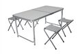  Camping Set mit 4 Hockern