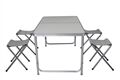  Camping Set mit 4 Hockern