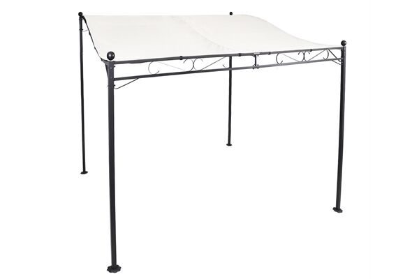  Anbaupavillon, PVC/Stahl, 2,5 x 3 m
