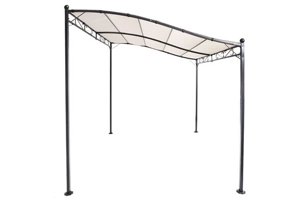  Anbaupavillon, PVC/Stahl, 2,5 x 3 m