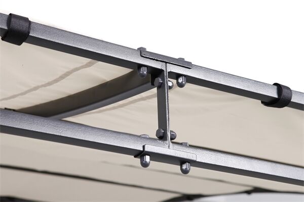 Anbaupavillon, PVC/Stahl, 2,5 x 3 m