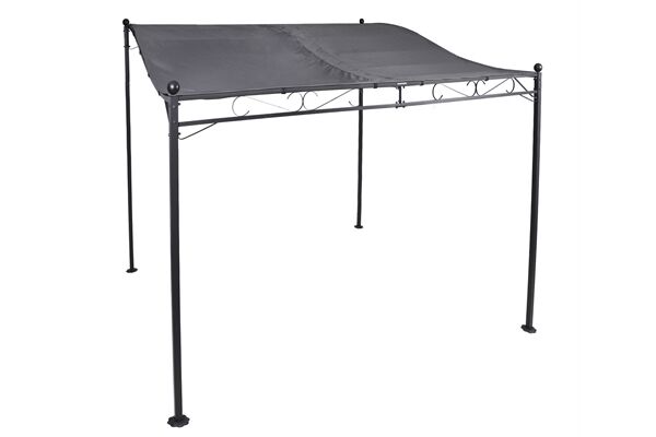  Anbaupavillon, PVC/Stahl, 2,5 x 3 m