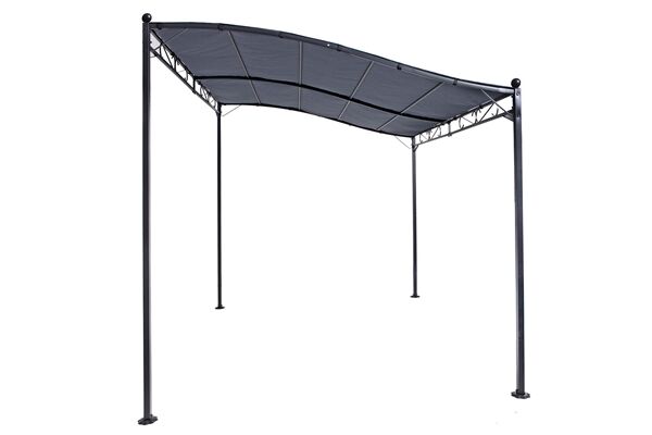  Anbaupavillon, PVC/Stahl, 2,5 x 3 m