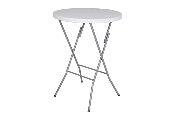  Stehtisch rund, klappbar, 80 x 110 cm