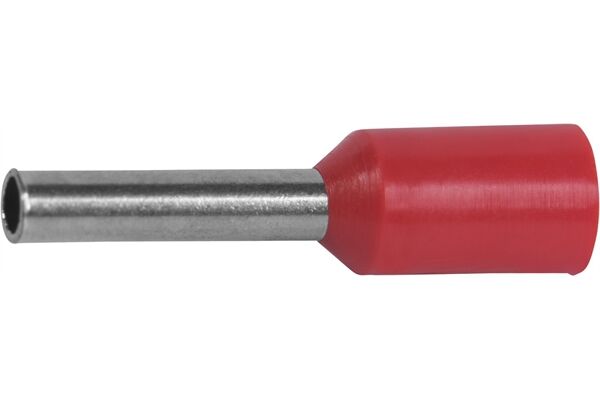  Aderendhülsen mit Isolierkragen, 1,00 mm², 100 St.