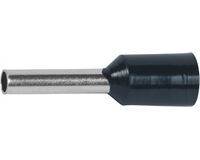 Aderendhülsen mit Isolierkragen, 1,50 mm², 100 St. (schwarz)