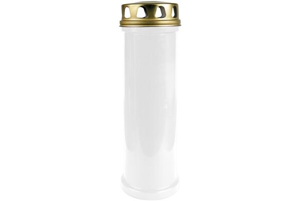  Grablicht, 96h brenndauer, 25 cm, mit Deckel