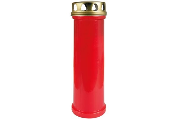  Grablicht, 96h brenndauer, 25 cm, mit Deckel