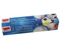 10 Eiswürfelbeutel, für 240 Eiswürfel (transparent)