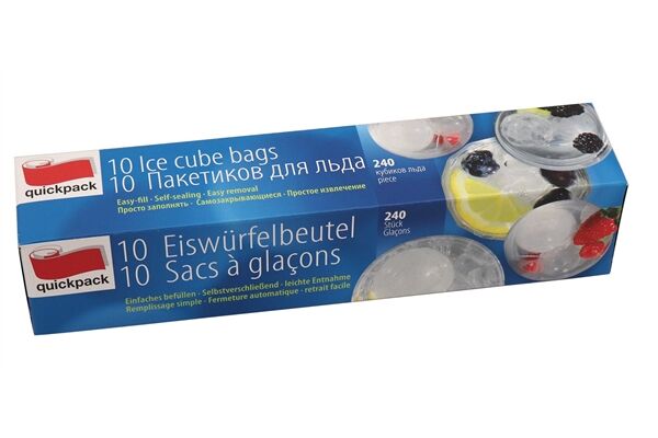  10 Eiswürfelbeutel, für 240 Eiswürfel