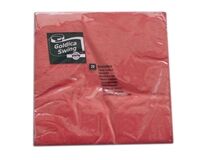 20 Papierservietten 3-lagig, 33 x 33 cm (rot)