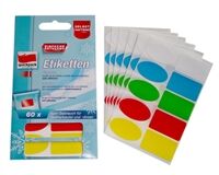 60 Gefrieretiketten (bunt)