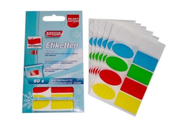  60 Gefrieretiketten