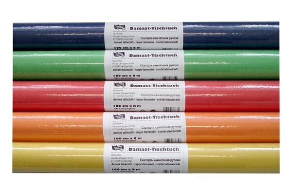  Damast Papiertischdecke, 8 m x 100 cm