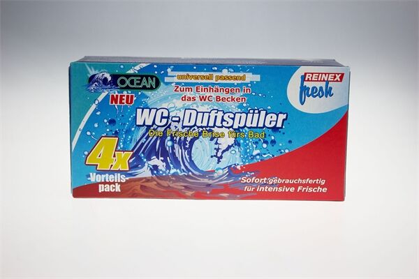  Reinex Fresh, WC Duftspüler, Ocean, 4 St.