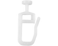 Vorhang Flachkopfgleiter, Ø 7mm, 50er Set (weiß)