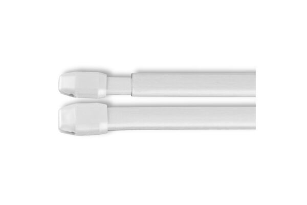  Vitragestange 2er Set, ausziehbar, 60-90 cm