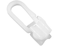 X-Gleiter für Kräuselband, 6mm Lauf, 20 St. (weiß)