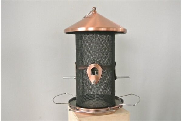  Vogelfutter-Säule, 17 x 30 cm Kupfer-Design