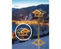 Vogelfutterhaus Tirol mit LED Beleuchtung
