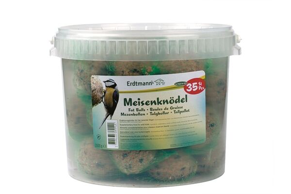  Meisenknödel, mit Netz im Eimer, 35 St.