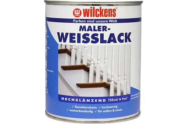 Wilckens Maler Weisslack, hochglänzend 750 ml