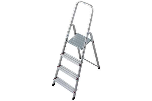Krause CORDA Alu-Haushaltsleiter, 1 x 4 Stufen