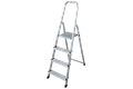 Krause CORDA Alu-Haushaltsleiter, 1 x 4 Stufen