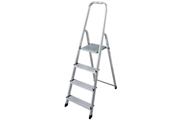 Krause CORDA Alu-Haushaltsleiter, 1 x 4 Stufen