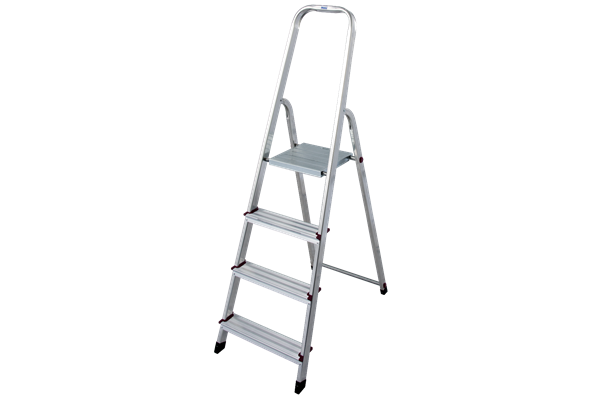 Krause CORDA Alu-Haushaltsleiter, 1 x 4 Stufen