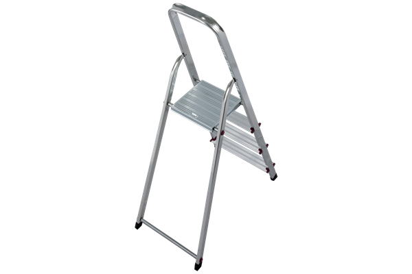 Krause CORDA Alu-Haushaltsleiter, 1 x 4 Stufen