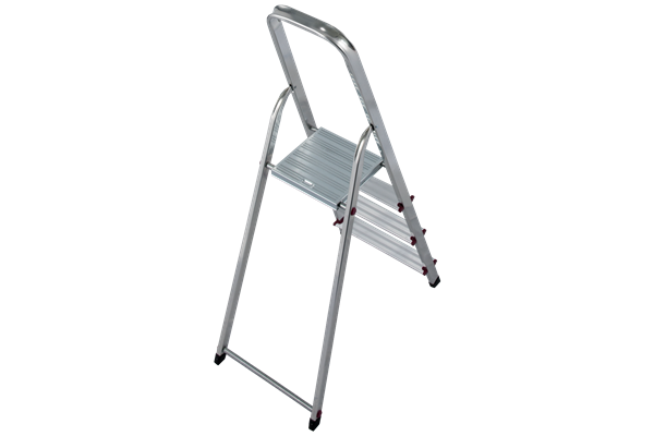 Krause CORDA Alu-Haushaltsleiter, 1 x 4 Stufen