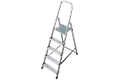 Krause CORDA Alu-Haushaltsleiter, 1 x 5 Stufen