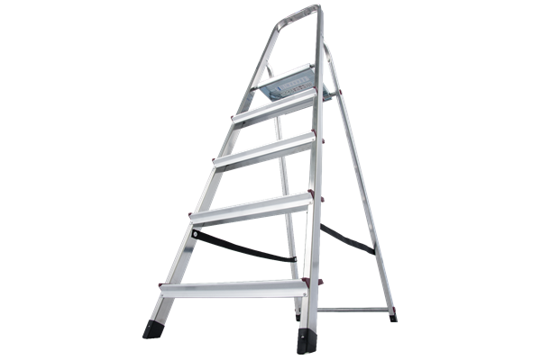 Krause CORDA Alu-Haushaltsleiter, 1 x 5 Stufen