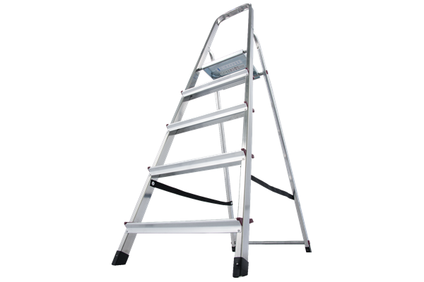 Krause CORDA Alu-Haushaltsleiter, 1 x 5 Stufen