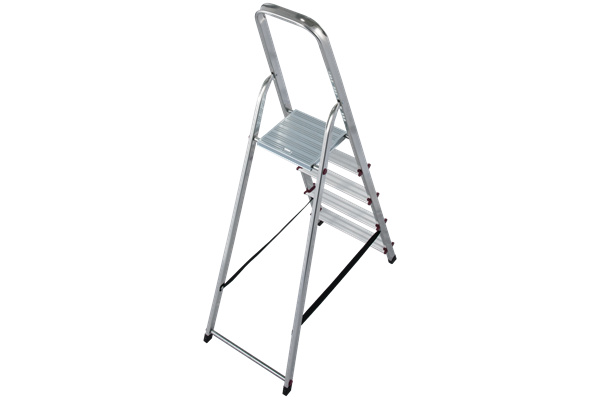 Krause CORDA Alu-Haushaltsleiter, 1 x 5 Stufen