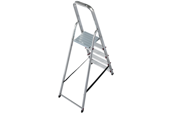 Krause CORDA Alu-Haushaltsleiter, 1 x 5 Stufen