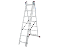 Krause CORDA Alu-Vielzweckleiter, 3 x 7 Stufen