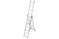 Krause CORDA Alu-Vielzweckleiter, 3 x 7 Stufen