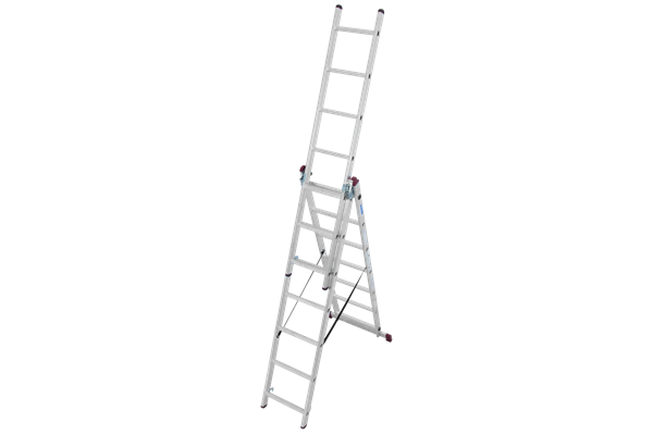 Krause CORDA Alu-Vielzweckleiter, 3 x 7 Stufen
